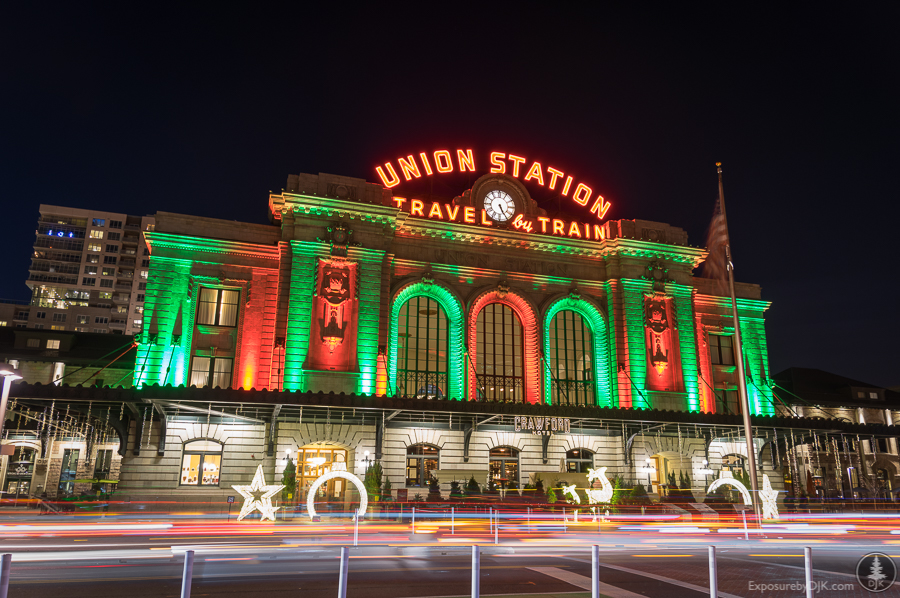 Denver Union Station during the Holidays