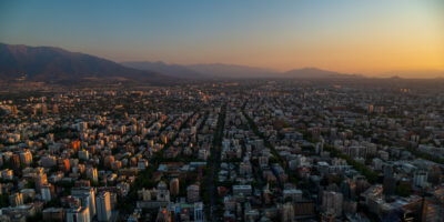 Sunset from the Gran Torre Costanera