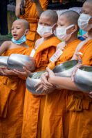 Exploring the streets, and Buddhism, in Bangkok