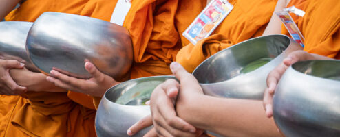 Exploring the streets, and Buddhism, in Bangkok